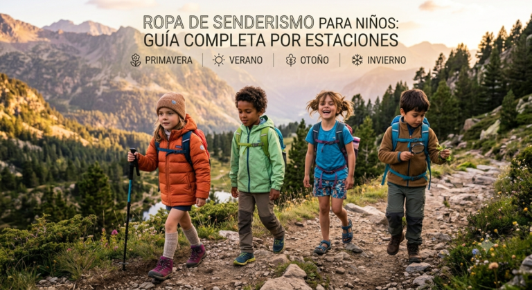 Ropa de senderismo para niños: guía completa por estaciones